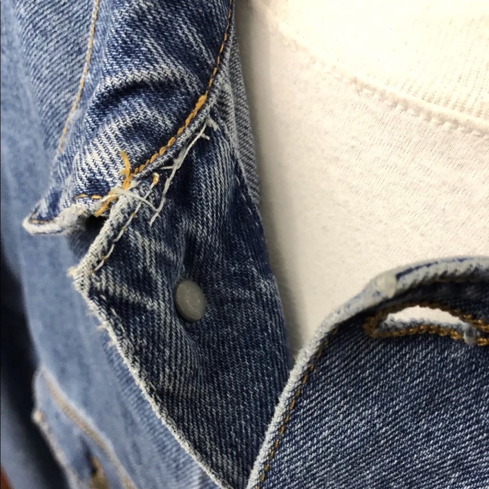 Vintage Eddie Bauer Outdoor Denim Blue Jean Jacket - Picture 2 of 7